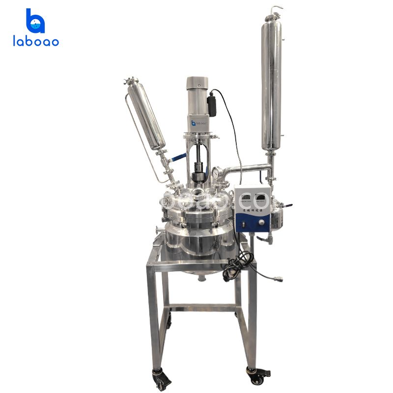 10L ジャケット付きステンレス鋼化学反応器