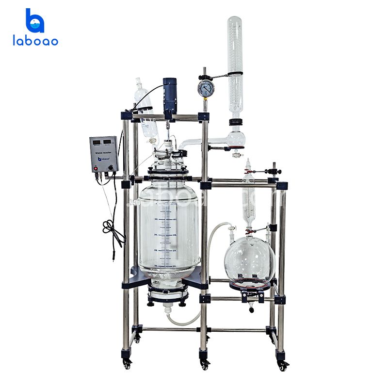 CBD分離物用の50L80Lラボ結晶化フィルターリアクター