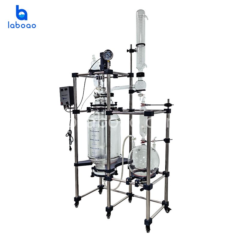CBD分離物用の50L80Lラボ結晶化フィルターリアクター